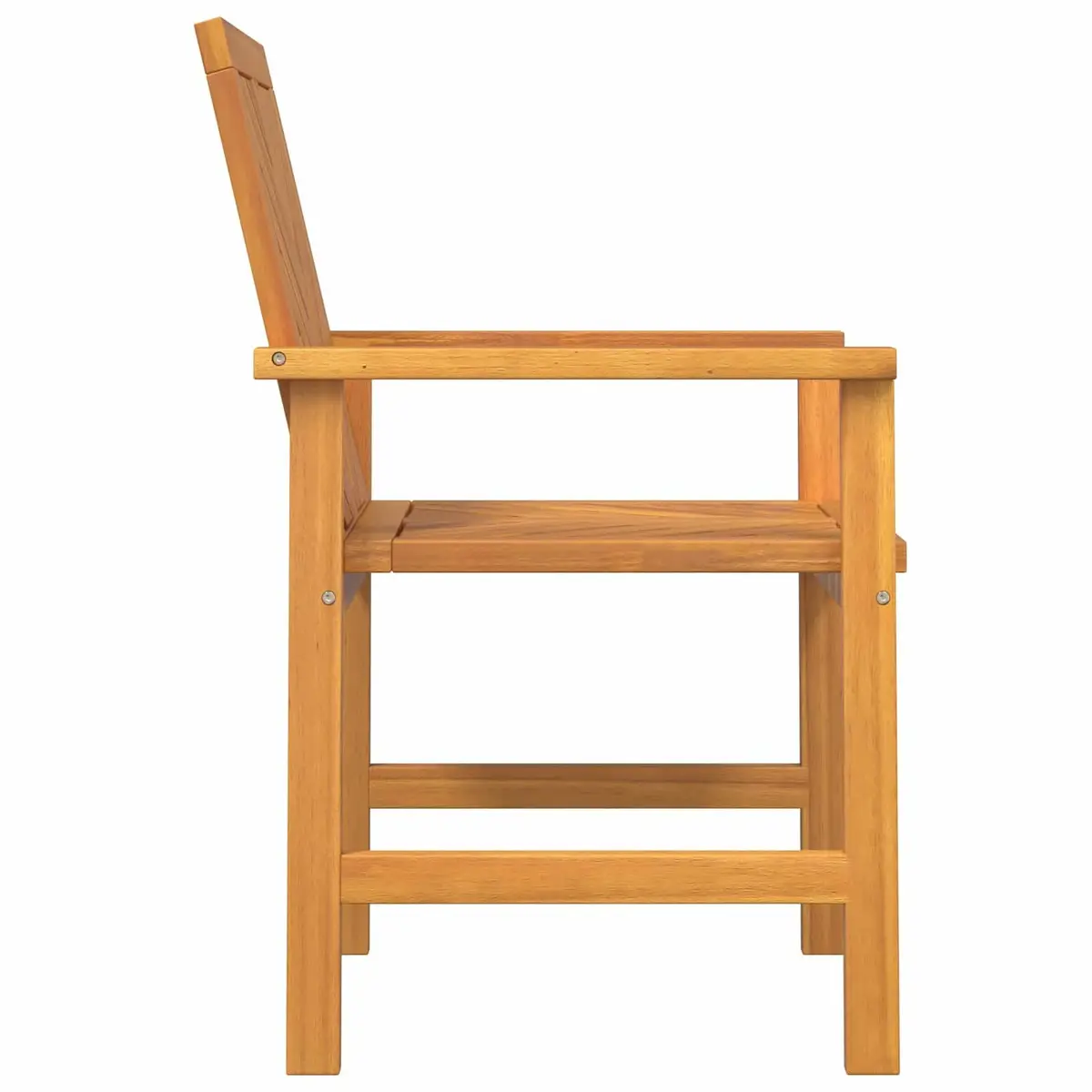 Outdoor Dining Chair Set 8 Piece Solid Acacia Wood Garden Patio Seating Brown