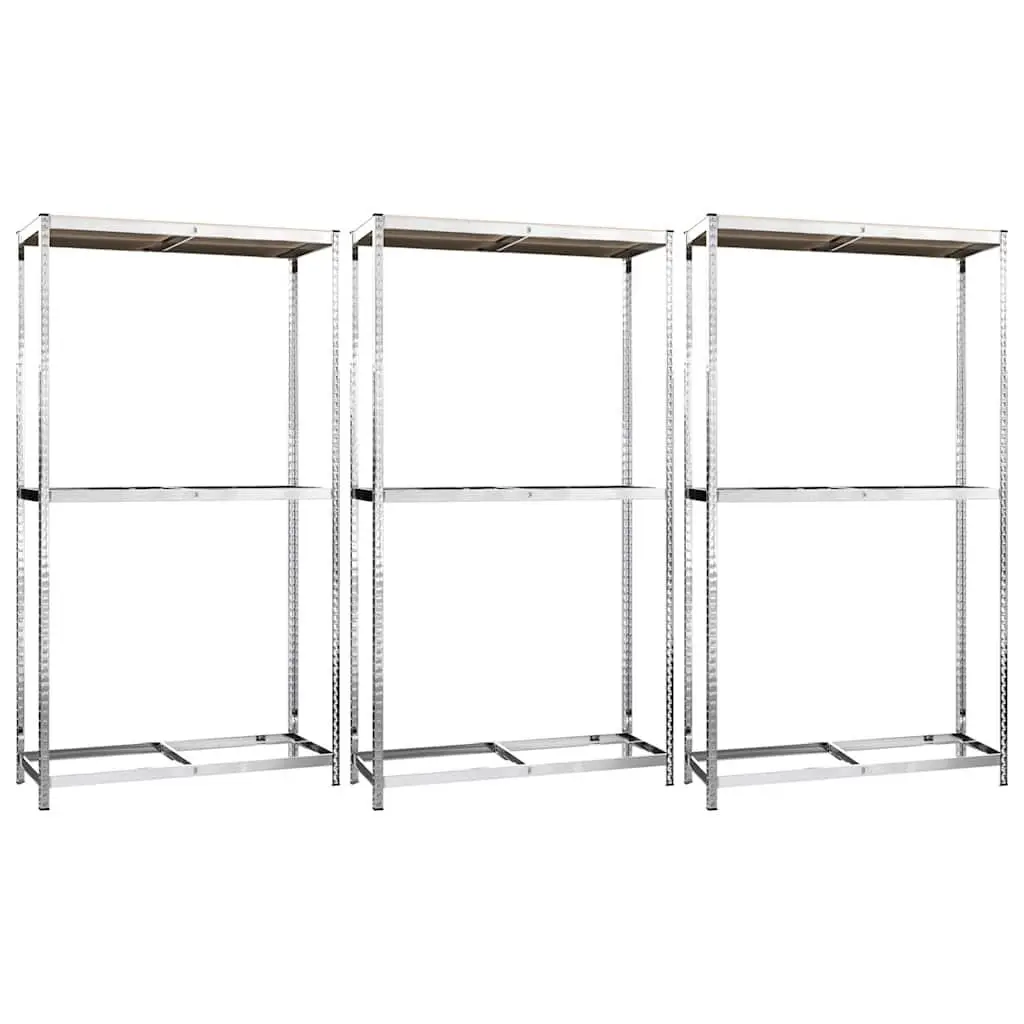 2-Layer Tire Rack Garage Organizer 110x40x180 cm Steel Silver