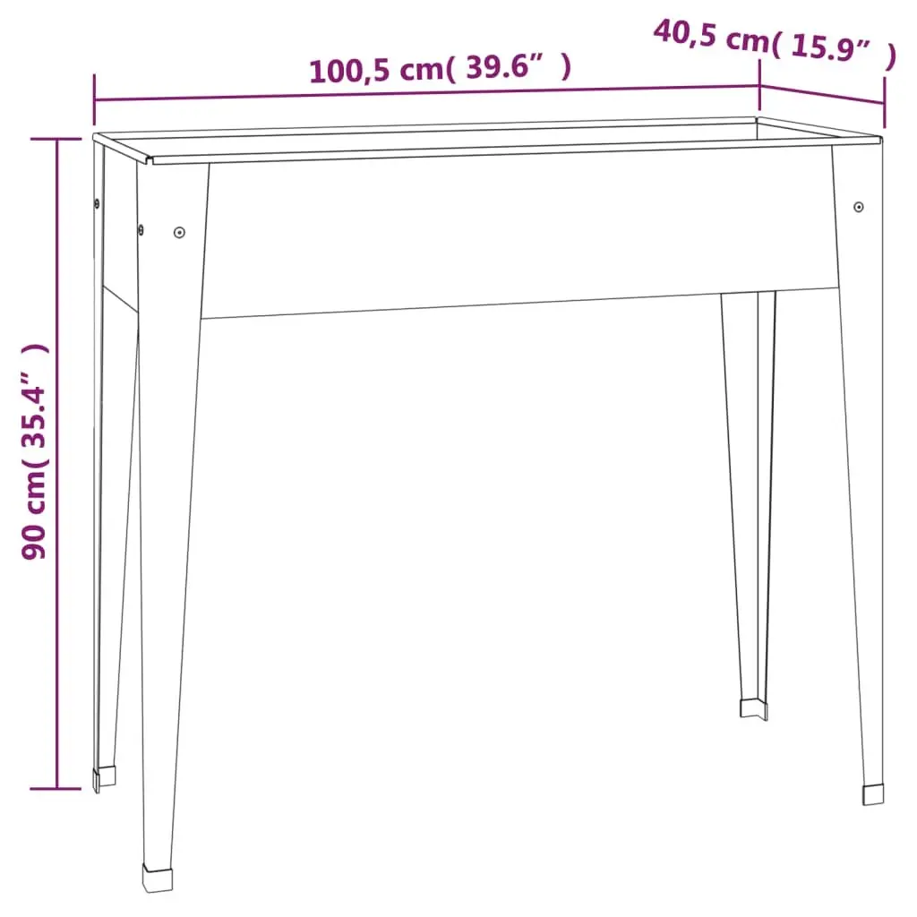 Raised Bed Planters Outdoor Gardening 2 Piece High Feet Silver