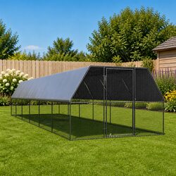 Reliable 3x12x2 m Chicken Coop for Small Animals