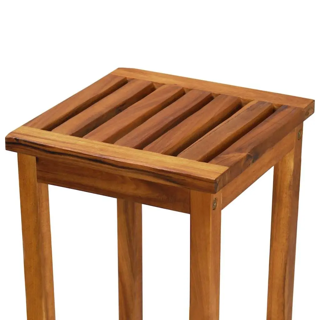 5 Piece Garden Bar Set Solid Acacia Wood Outdoor Dining Brown