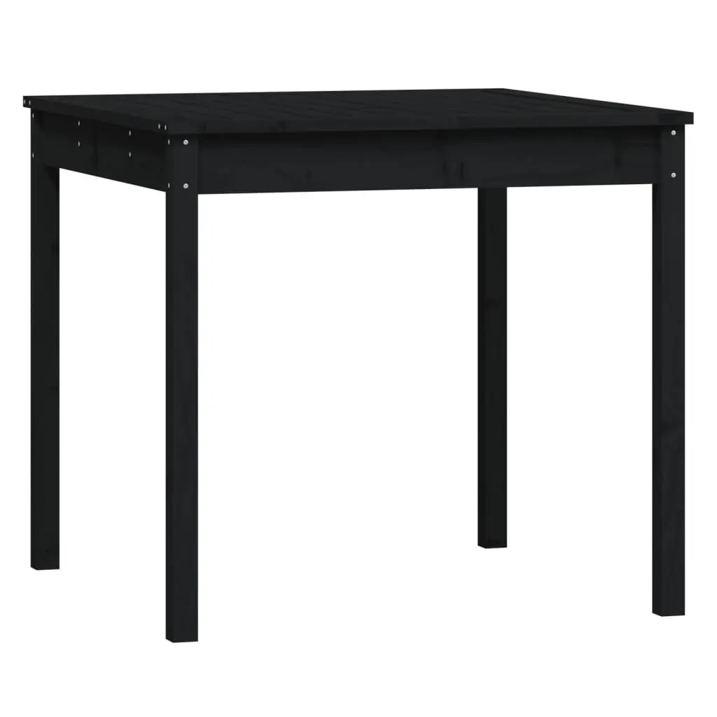 Black Bistro Set Made from Solid Pine Wood