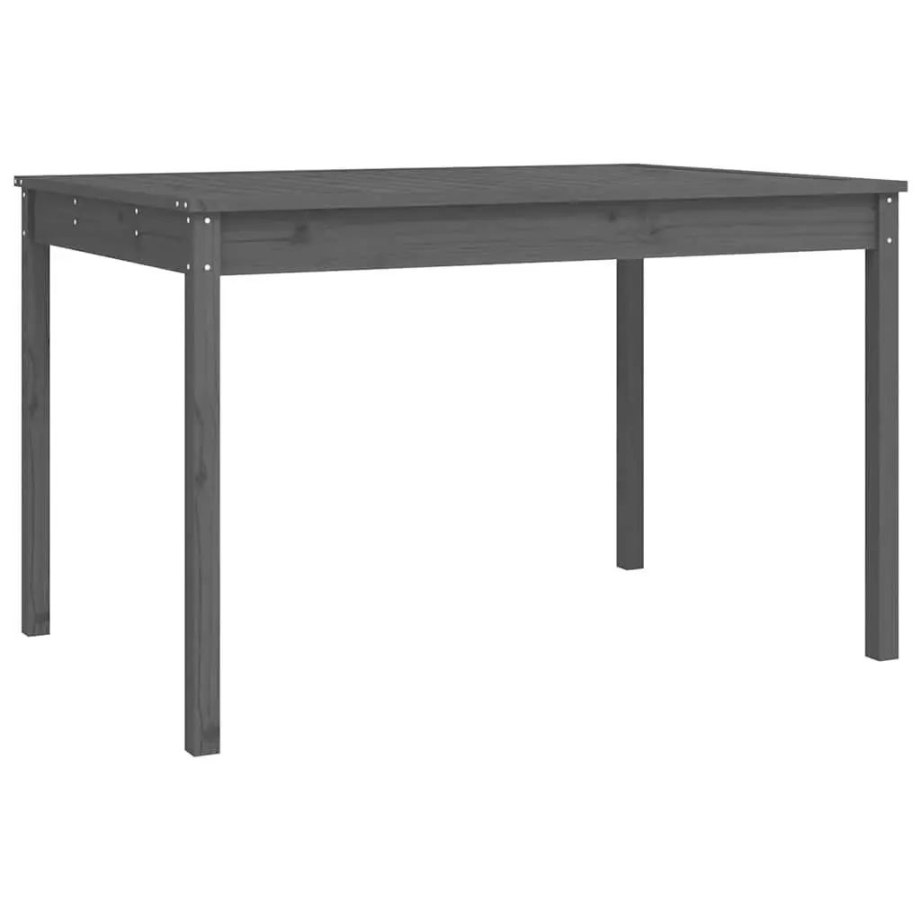 Garden Dining Set Outdoor Furniture 4 Piece Grey Wood Patio Table Chairs
