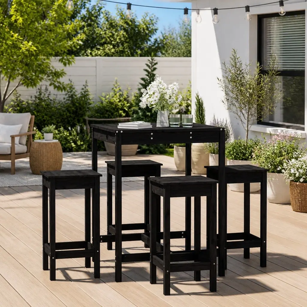 5 Piece Outdoor Bar Set