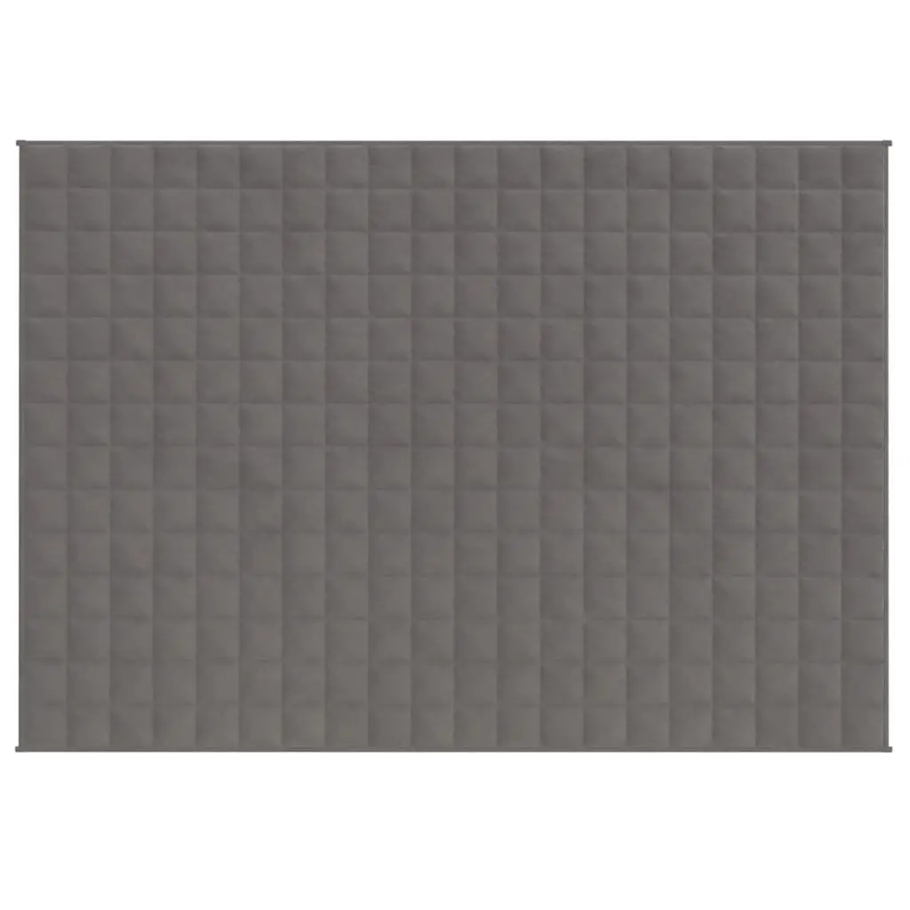 Weighted Blanket Sleep Aid 152x203 cm Grey 11 kg Breathable Fabric
