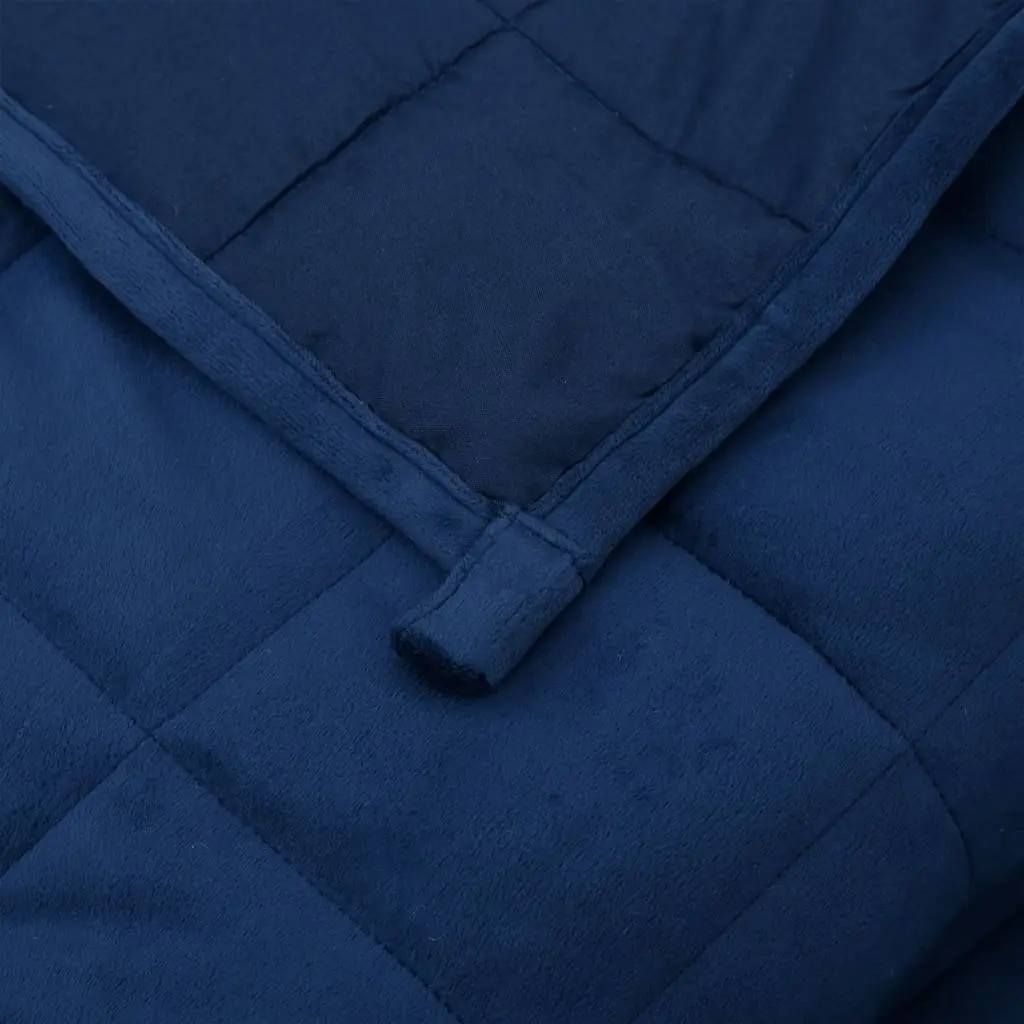 Weighted Blanket Sleeping Aid 122x183cm Blue 9kg