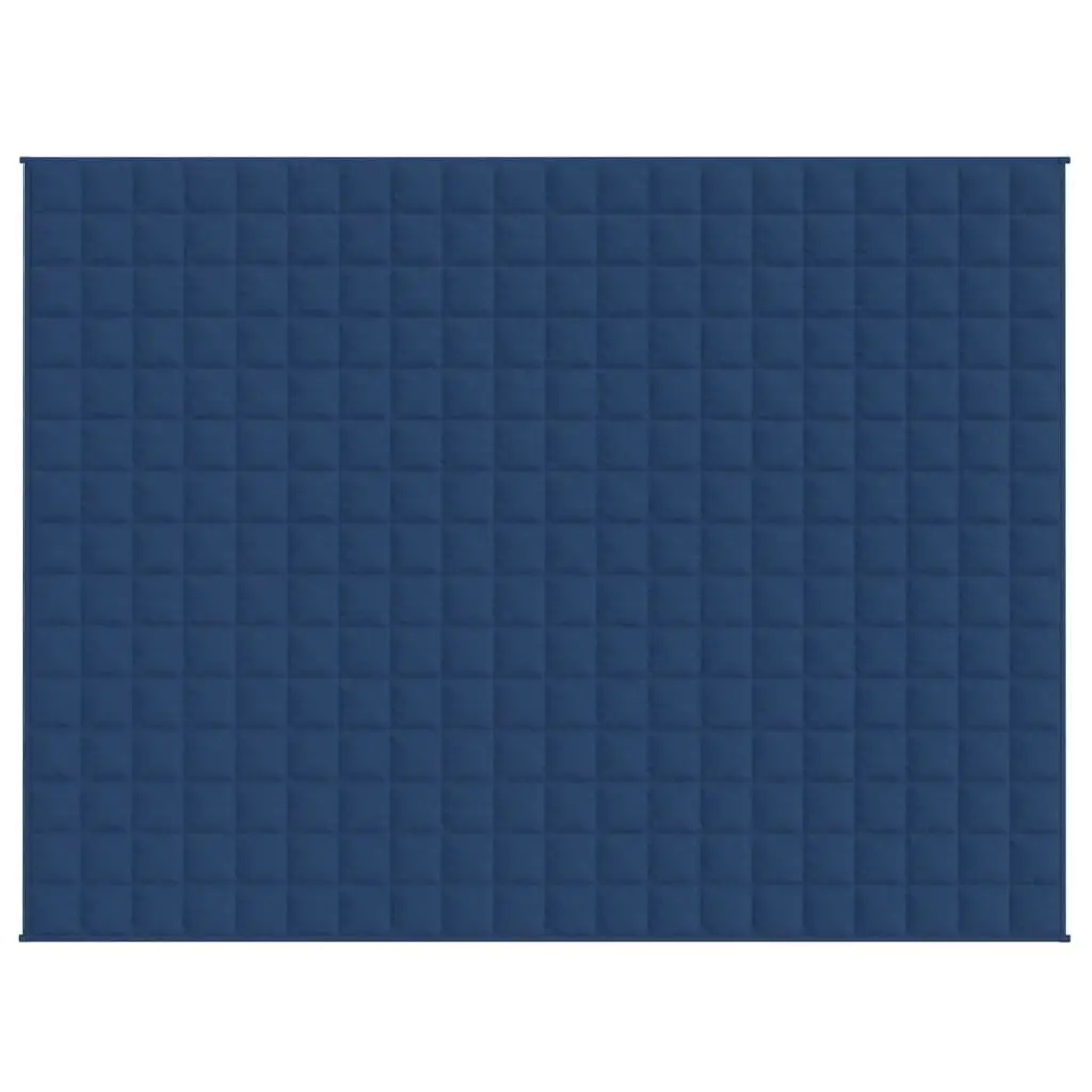 Weighted Blanket Sleep Aid 152x203 cm Blue 11 kg