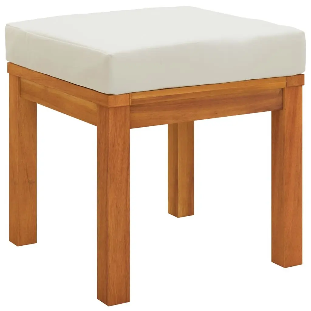 6-Piece Solid Wood Dining Set for Outdoor Use