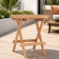 Reliable Folding Garden Table in Teak Wood