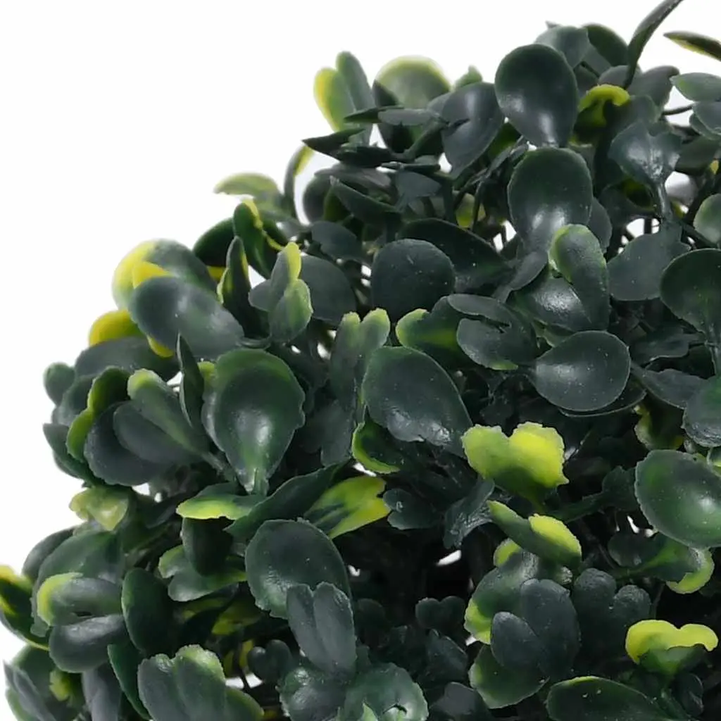 Artificial Green Boxwood Balls Topiary Decor 22cm Indoor Outdoor Set of 2