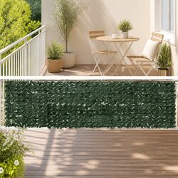 Reliable Privacy Screen with Green Leaf Pattern