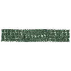 Durable Outdoor Privacy Screen with Leaf Design 600x100cm