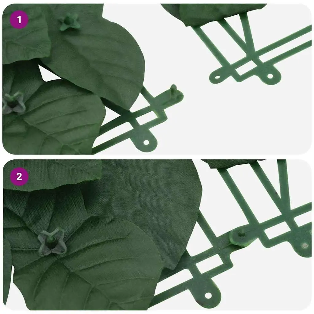 Outdoor Privacy Screen Balcony Terrace Garden Sunshade Leaf Design 600x100cm