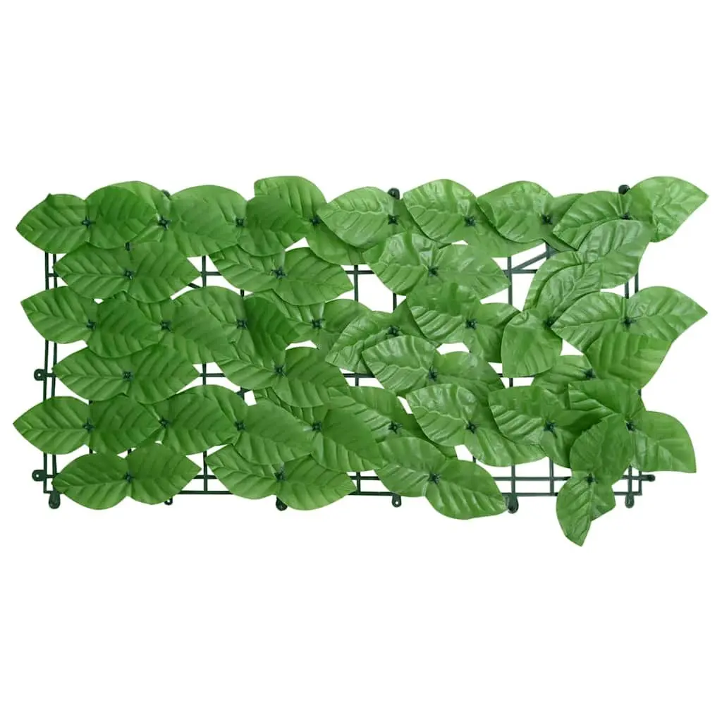 Privacy Screen Outdoor Decorative Leaves 600x75cm Green