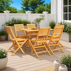 Durable and Attractive 7 Piece Garden Dining Set