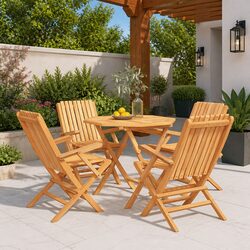 Reliable 5 Piece Garden Dining Set for Your Outdoors