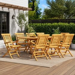 Reliable Folding Garden Chairs - Set of 8