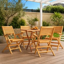 Comfort and Value in Folding Garden Chairs - 4 Pcs
