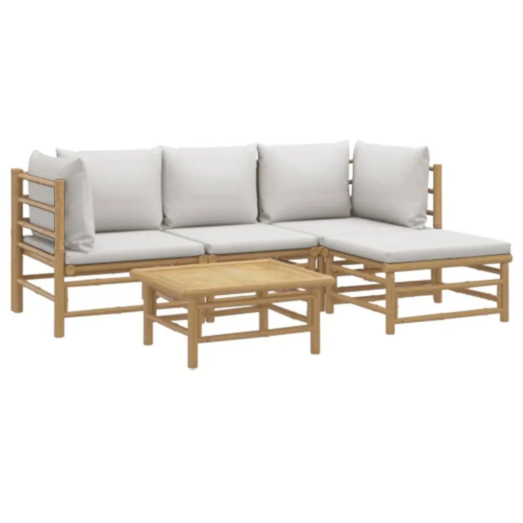 5-Piece Bamboo Lounge Set