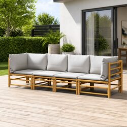 Comfortable and Stylish 4 Piece Garden Lounge Set