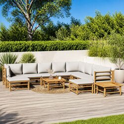 Reliable Bamboo Lounge Set with Comfort and Style