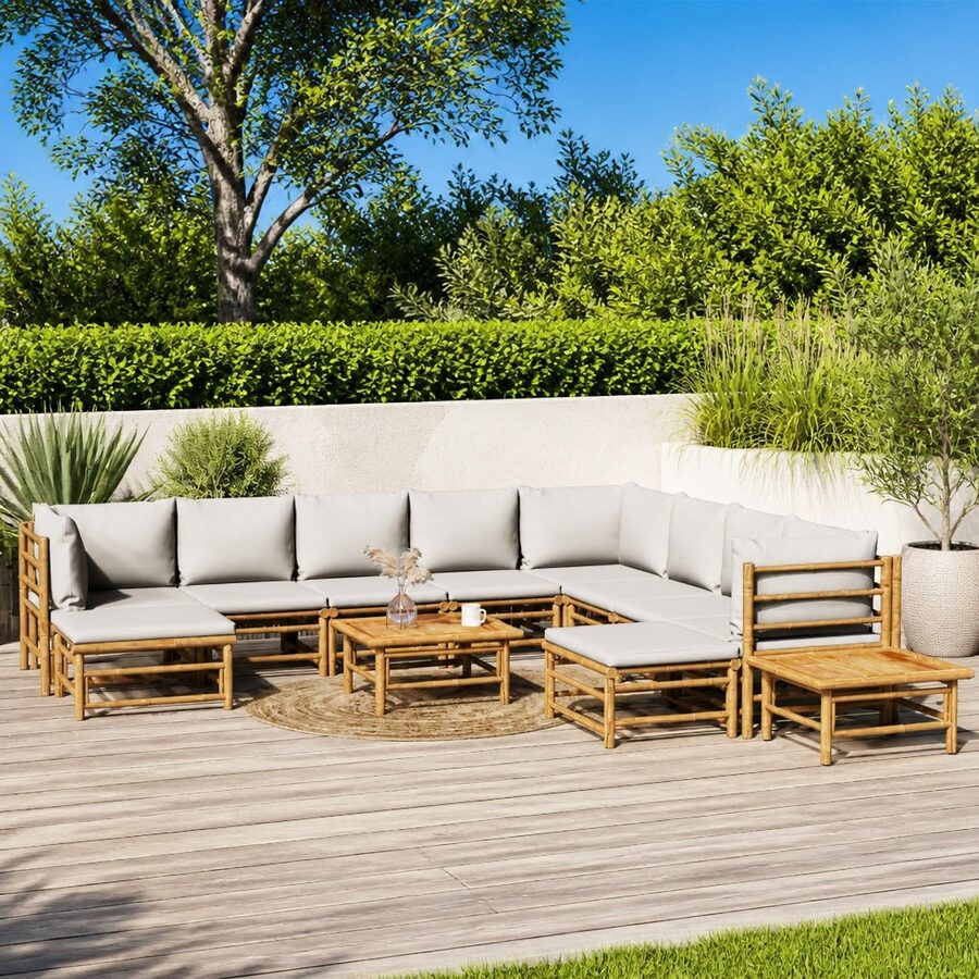 Reliable Bamboo Lounge Set with Comfort and Style