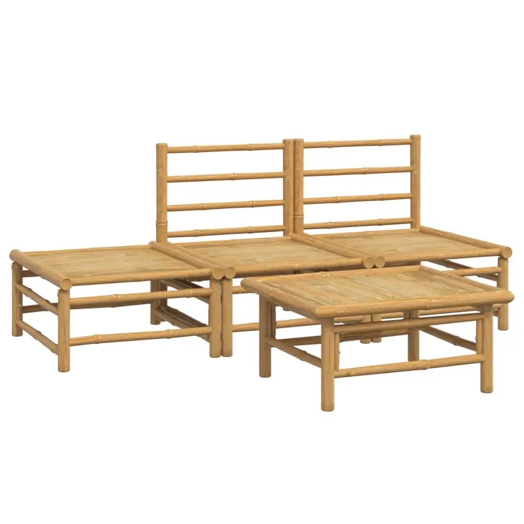 4-Piece Bamboo Lounge Set