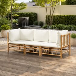 Comfortable Bamboo Lounge Set for Relaxed Outdoor Living