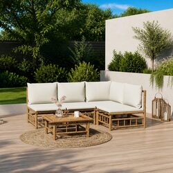 Value-Driven 5 Piece Bamboo Garden Lounge Set