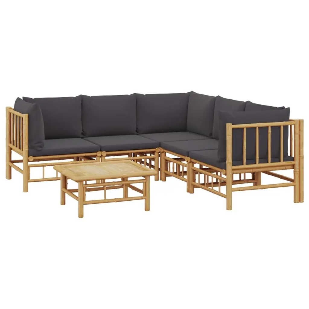 6-Piece Bamboo Lounge Set