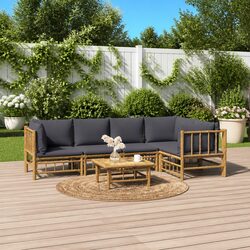 Comfortable and Affordable Bamboo Lounge Set for Outdoors