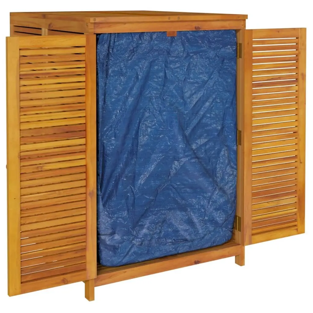 Garden Storage Box 210x87x104cm Solid Acacia Wood Outdoor Deck Patio Furniture