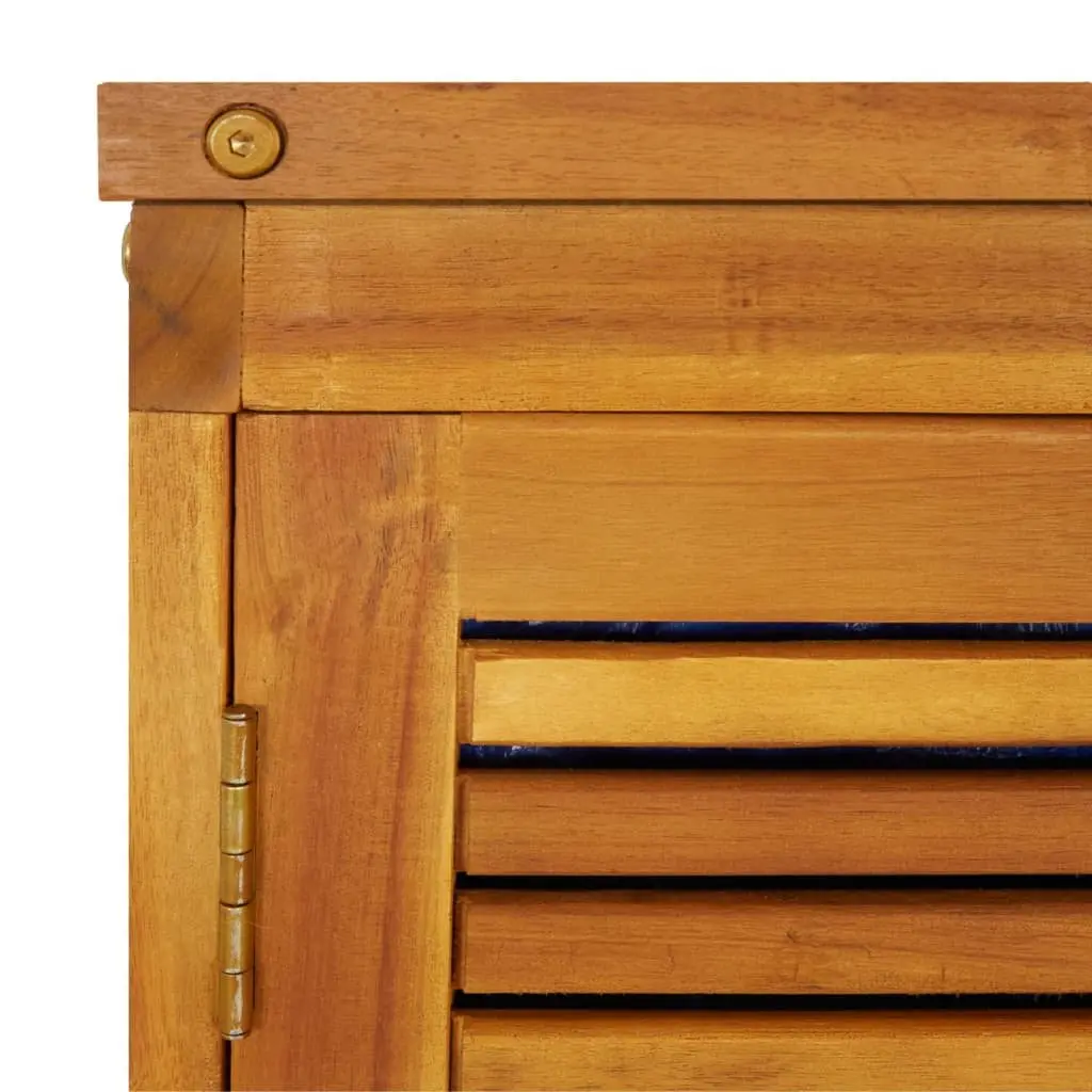 Garden Storage Box 210x87x104cm Solid Acacia Wood Outdoor Deck Patio Furniture