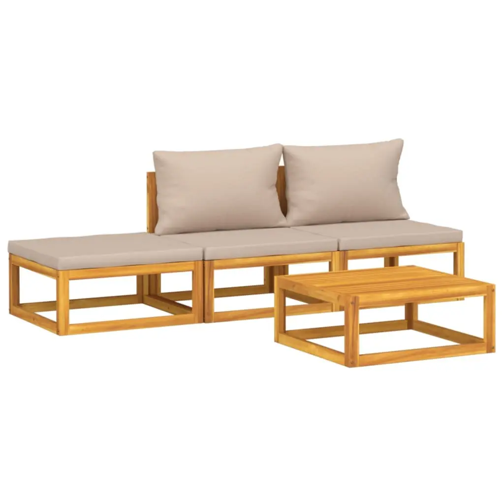 4-Piece Outdoor Lounge Set