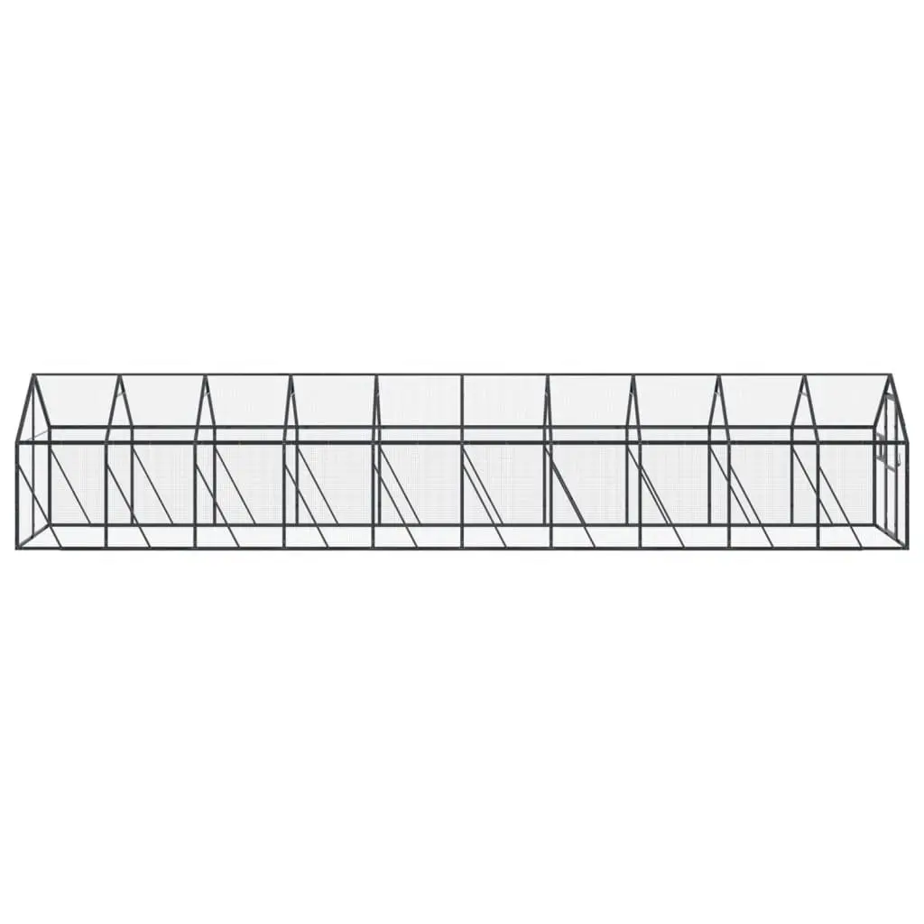 Bird Aviary Large Outdoor Enclosure Anthracite Aluminium Frame Wire Mesh