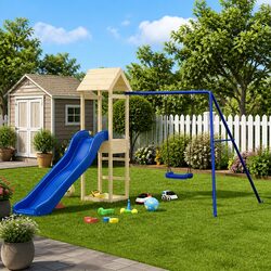 Wooden Outdoor Playset for Endless Fun and Creativity