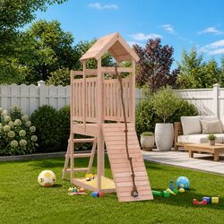 Reliable Wooden Climbing Wall Playhouse for Kids