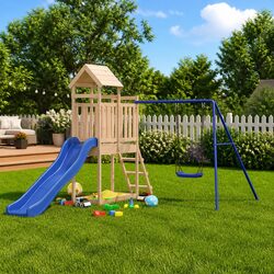 Reliable Wooden Playset for Outdoor Fun