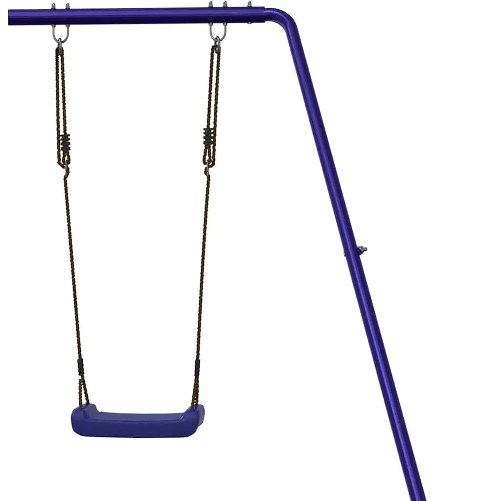 Outdoor Playset Climbing Frame Slide Swing Sandbox Brown Solid Wood 90 cm