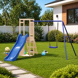 Reliable Wooden Outdoor Playset for Kids