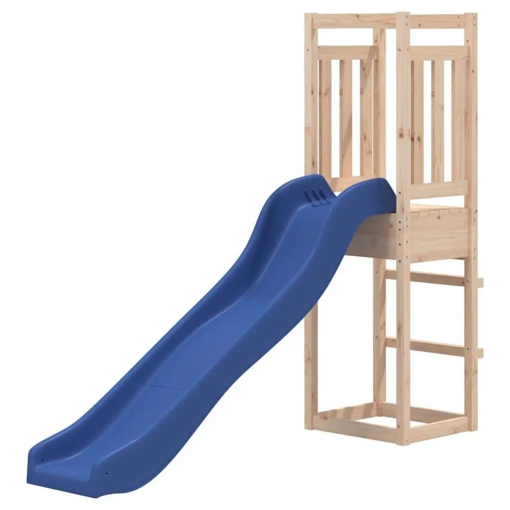 Outdoor Playset Kids Climbing Frame Backyard Playhouse with Slide & Sandpit