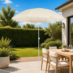 Reliable 180cm Garden Parasol Umbrella with Steel Pole