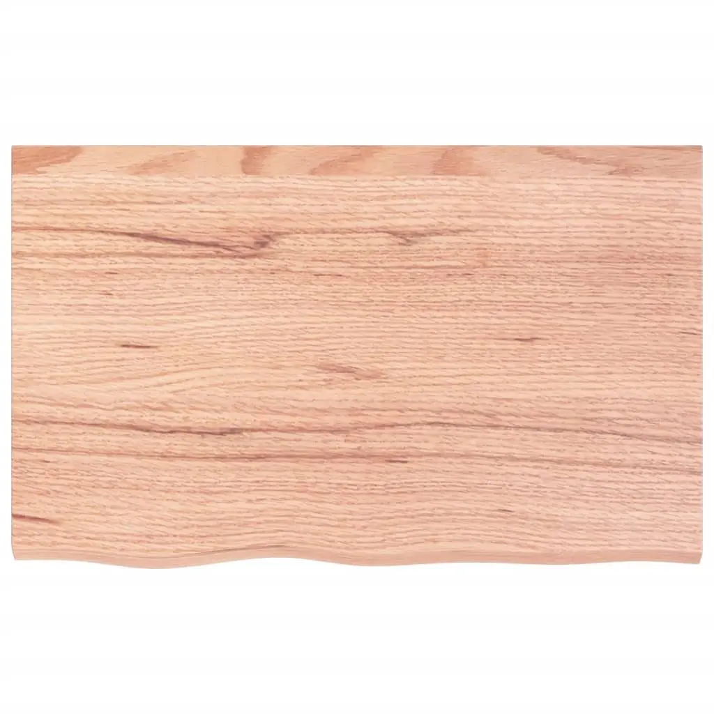 Bathroom Countertop Solid Wood 80x50x6 cm Brown Vanity Worktop