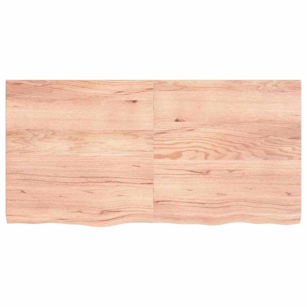 Bathroom Countertop Solid Wood Vanity Top 120x60cm Brown