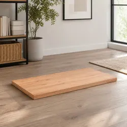 Reliable Solid Oak Wood Tabletop with Live Edge Design