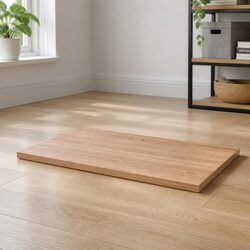 Valuable and Reliable Solid Oak Wood Tabletop 80x60x2 cm