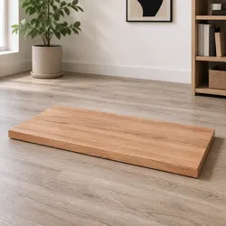 Reliable Solid Oak Wood Table Top 80x60cm for Lasting Value
