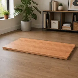 Reliable Solid Oak Table Top 100x60x4 cm with Live Edge