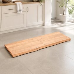 Quality Solid Oak Table Top with Live Edge Detailing