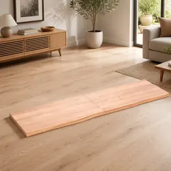 Solid Oak Wood Tabletop: Handcrafted Quality and Unique Charm 180x50cm